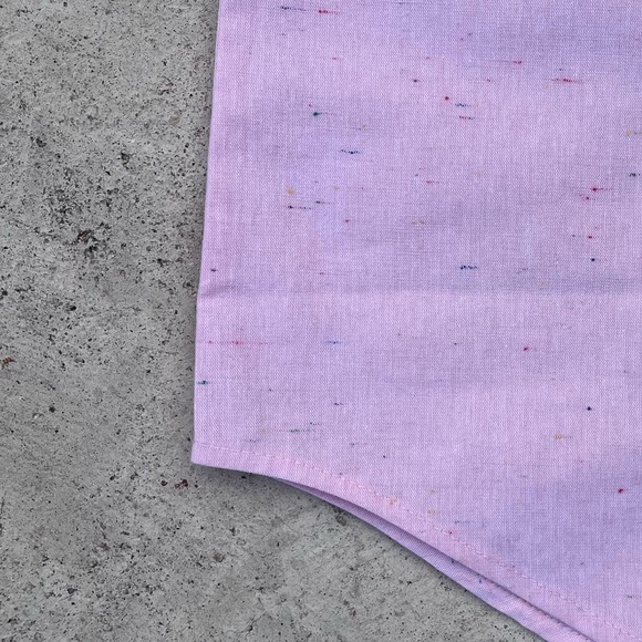 Ben Sherman Short Sleeve Slub Twill Shirt Stretch PINK Textured NEW NWT - Picture 4 of 7